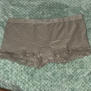 Victoria's Secret Gray Lace Bandeau